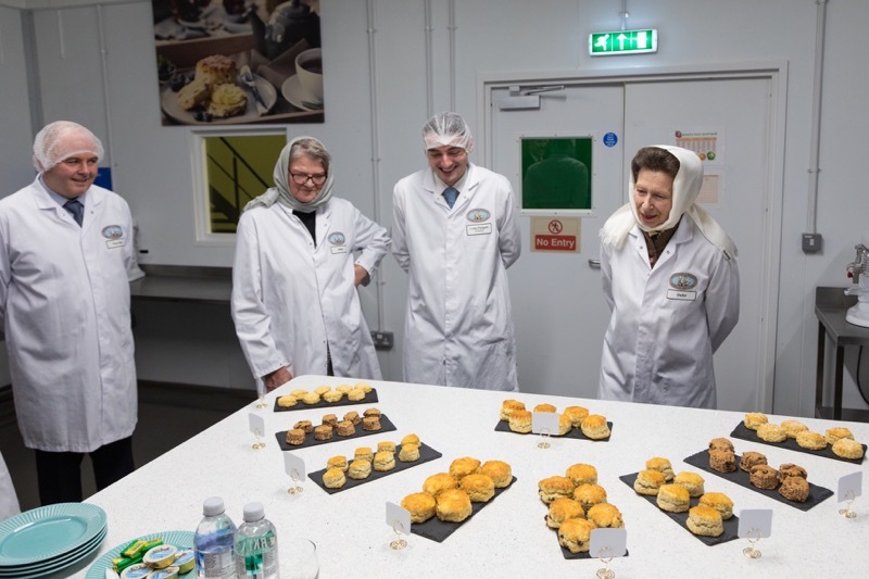 Other image for Princess visits two of town’s major employers